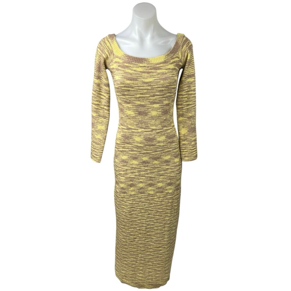 NEW Pretty Lavish Joanna Bardot Off Shoulder Knit Midi Maxi Bodycon Dress Size M - Picture 7 of 11